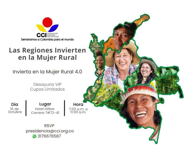 "Invierta en la Mujer Rural: Las Regiones Presentes" Un Espacio para evidenciar el poder de las mujeres campesinas convertidas en agroempresarias